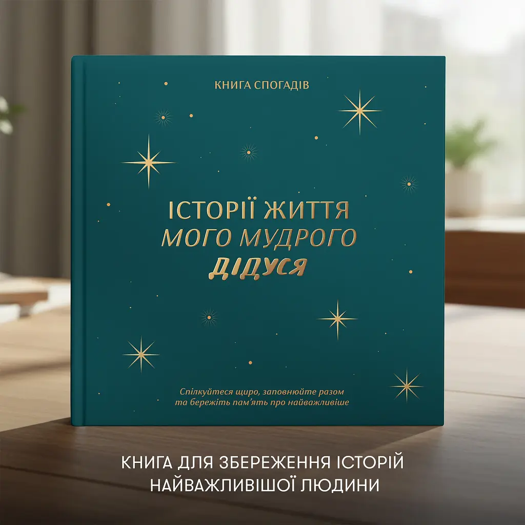 Книга спогадів «Історії мого дідуся» зелена - фото 3