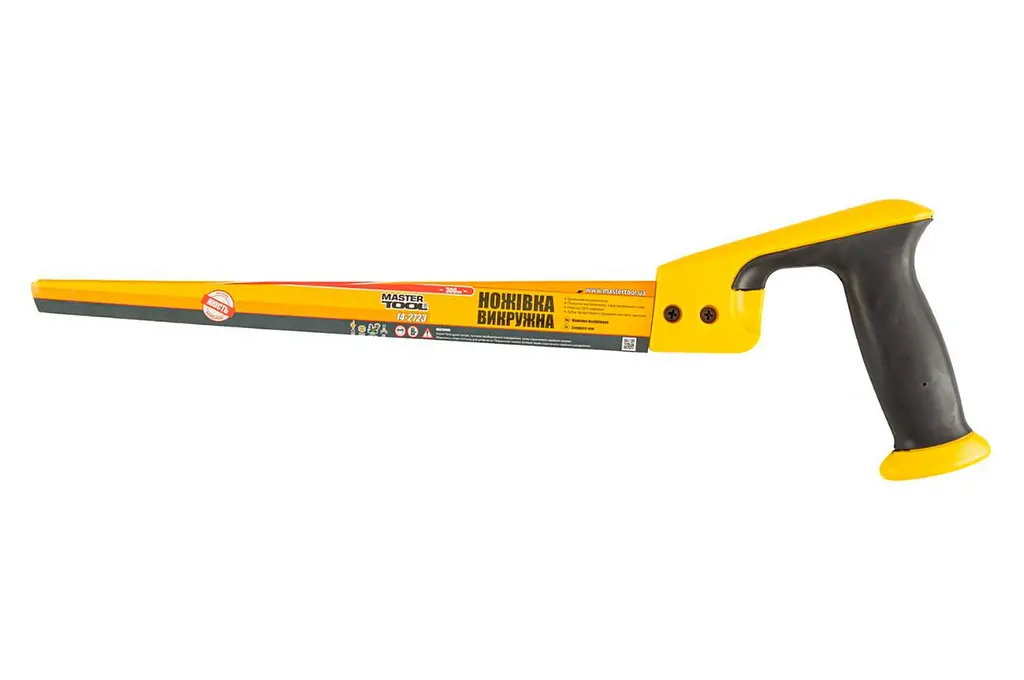 Ножівка ручна MasterTool по дереву викружна 300 мм 8T х 1" потрійне заточування - фото 3