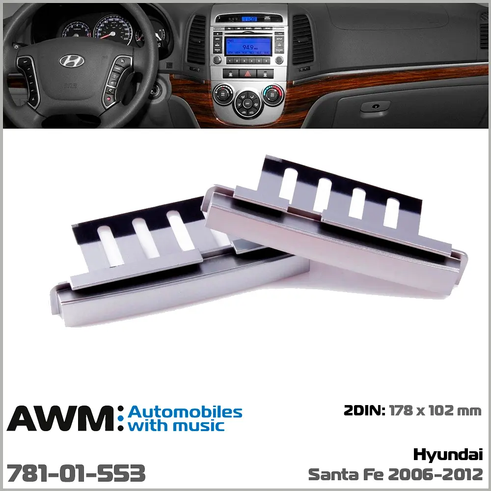 Переходная рамка Hyundai Santa Fe AWM 781-01-553 - фото 2