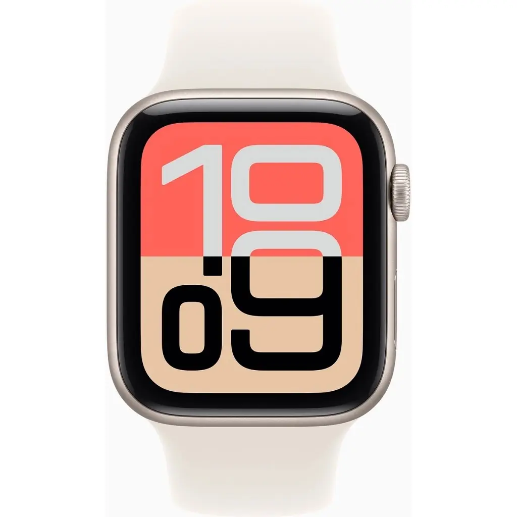 Смарт-годинник Apple Watch SE 3 GPS 44mm Starlight Aluminium Case with Starlight Sport Band - M/L (MEHJ4RK/A) - фото 2