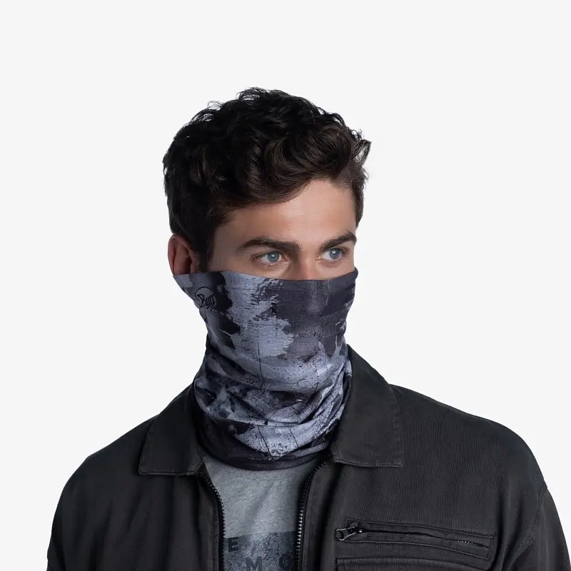 Шарф-труба Buff Polar, Geoelens Grey 22/23 Черный-Белый - фото 2