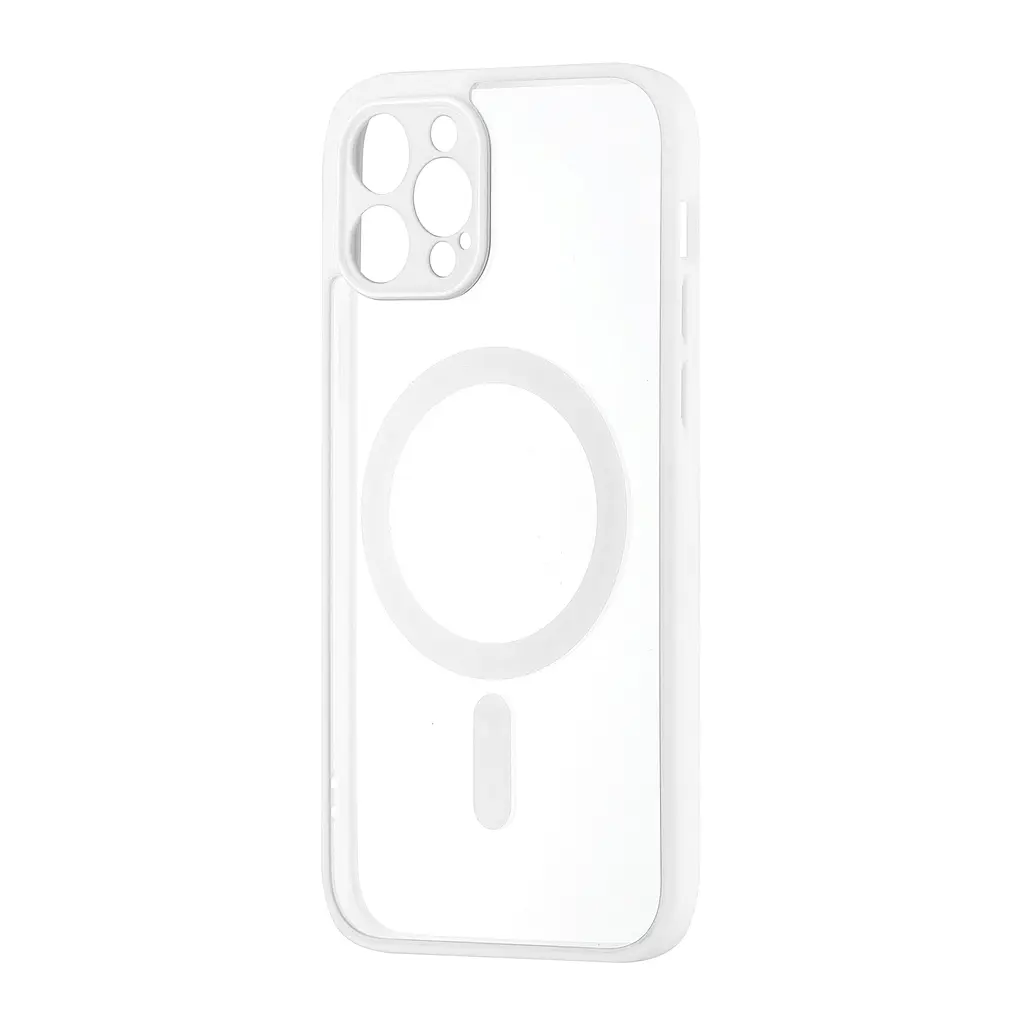 Чохол Color Edge with MagSafe (Protected Camera) iPhone 12 Pro White