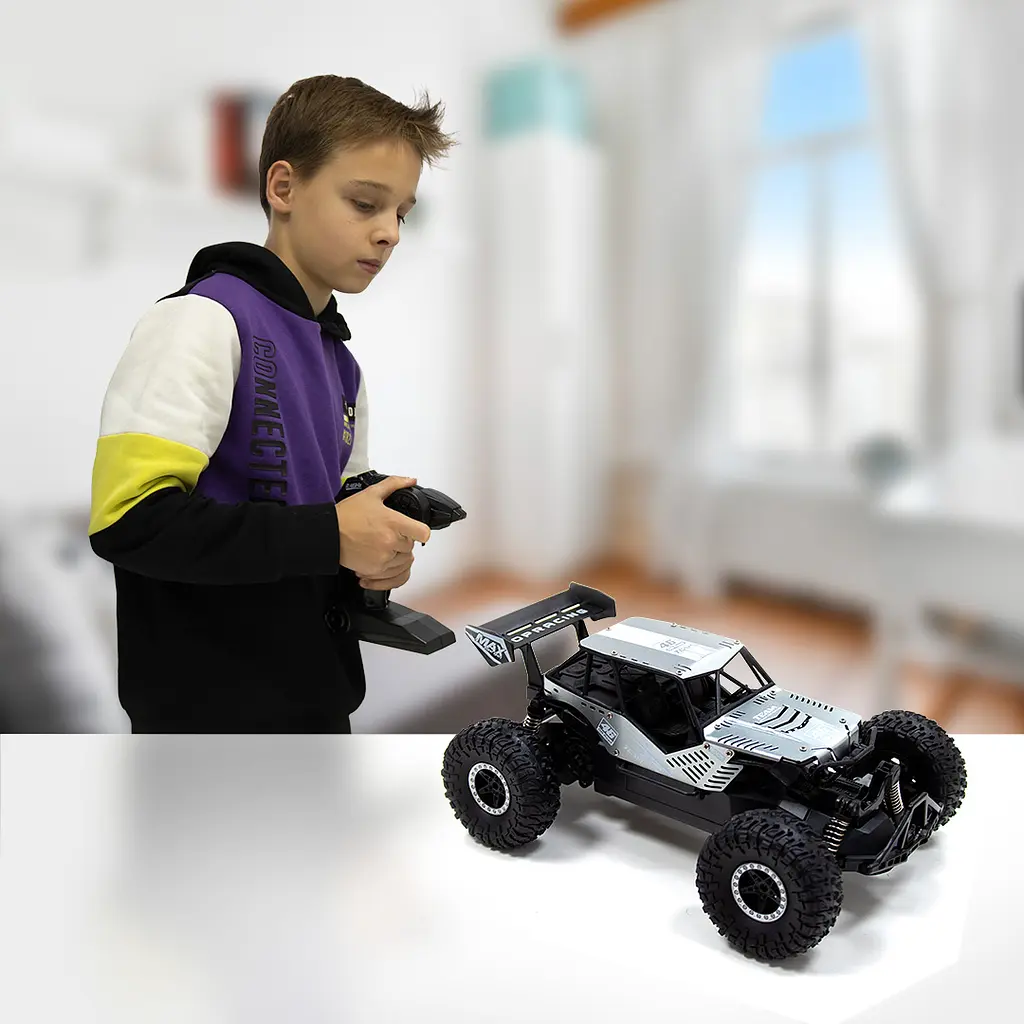 Машинка на радіокеруванні Sulong Toys Off-Road Crawler Speed King сірий (SL-153RHMGR) - фото 13