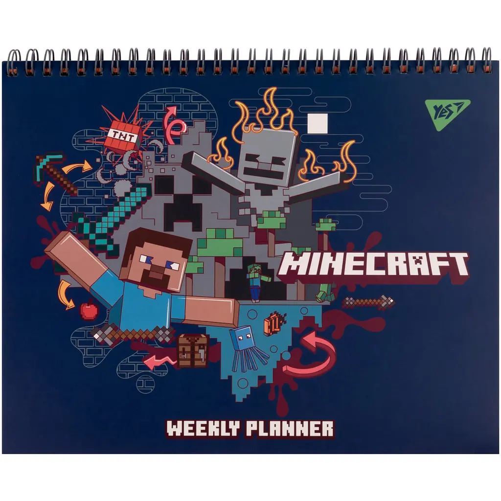 Планінг настільний Yes Minecraft 52 аркуші 25х20 см (252181)