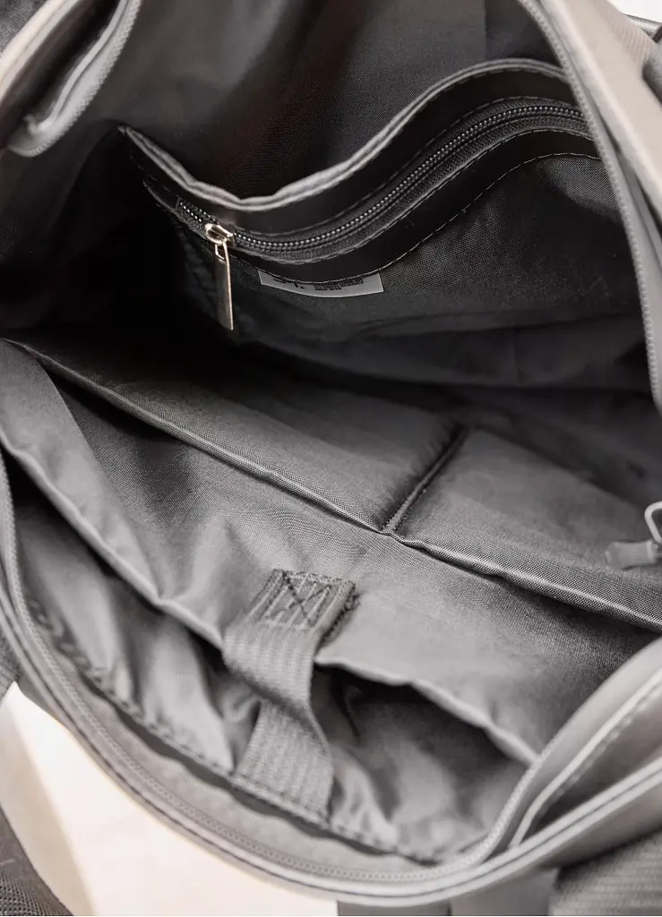 Жіноча сумка-рюкзак Sambag Cargo чорний оксфорд 45 х 31 х 15 см (93541165) - фото 9
