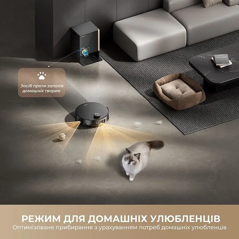 Робот-пилосос Mova MOBIUS 60 Black (RLV83LE) - фото 16