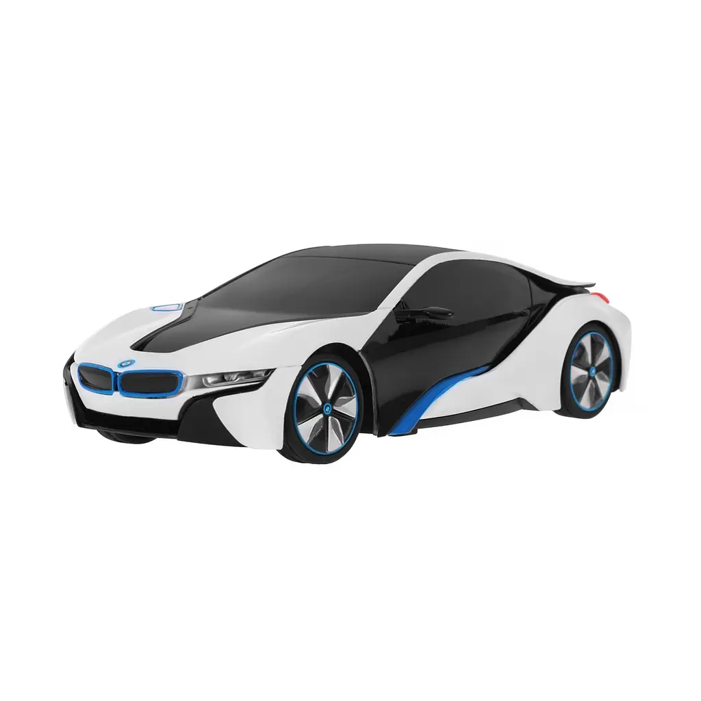 Машинка RASTAR BMW i8 на дистанционном управлении + пульт 2,4 ГГц 1:24 белый 48400 - фото 5