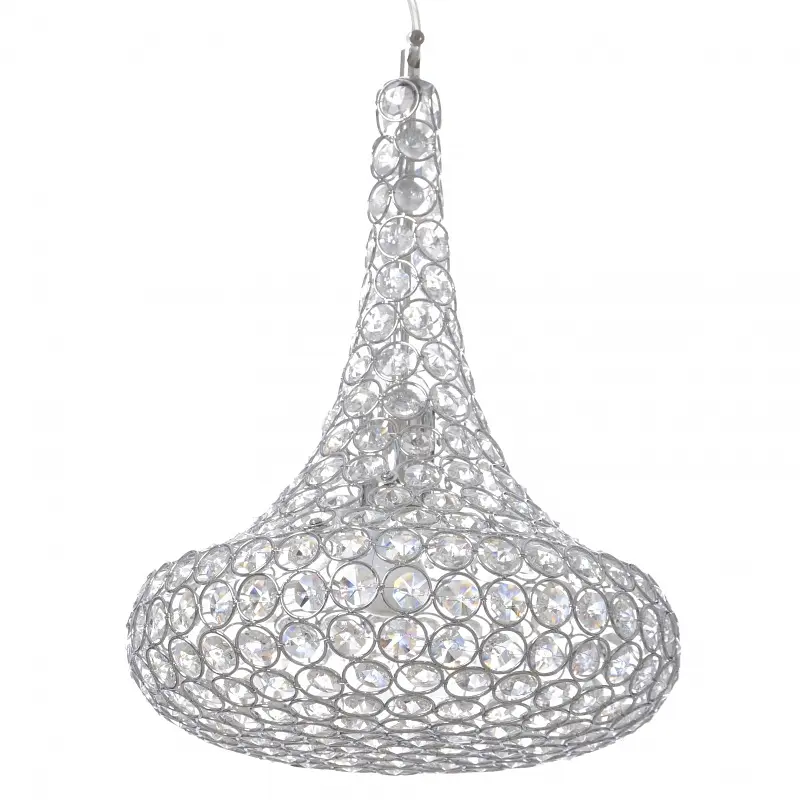 Люстра подвесная Brille хрустальная E27 60W CH (BR-01377S/1) - фото 3