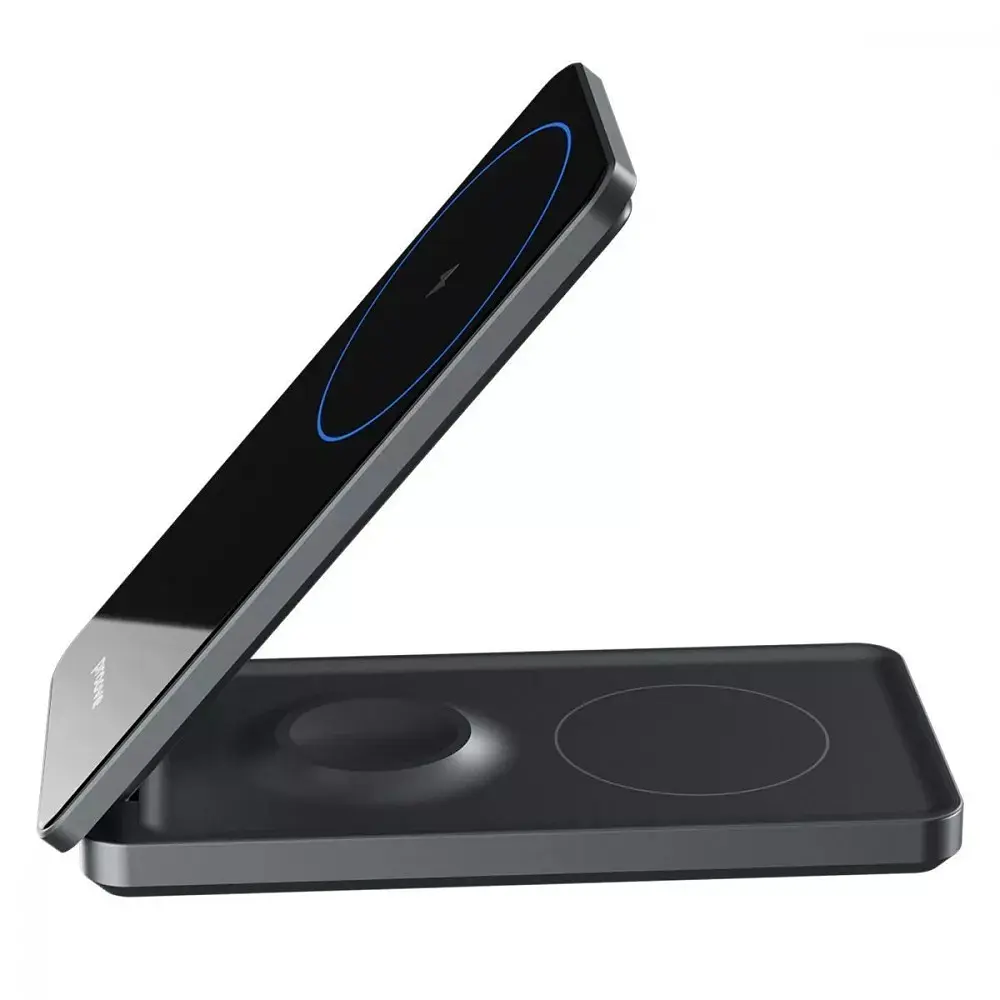 Бездротовий зарядний пристрій Proove Metal Edge 3in1 15W Gray (WSME15010003) - фото 2