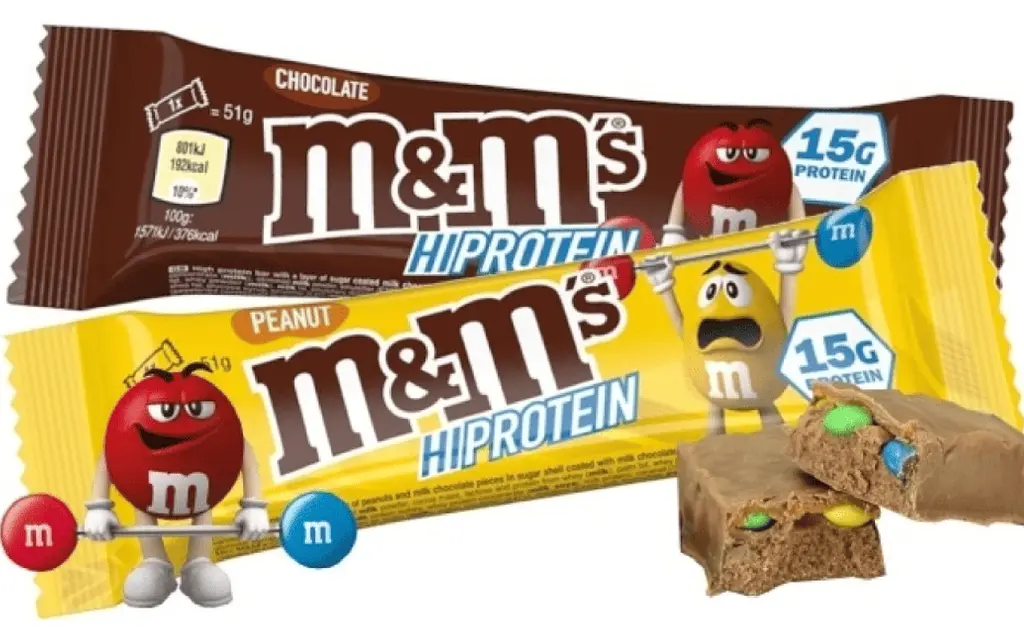 Шоколадний батончик M&M's Hi Protein Peanut Milk Chocolate Bar 51 г - фото 5