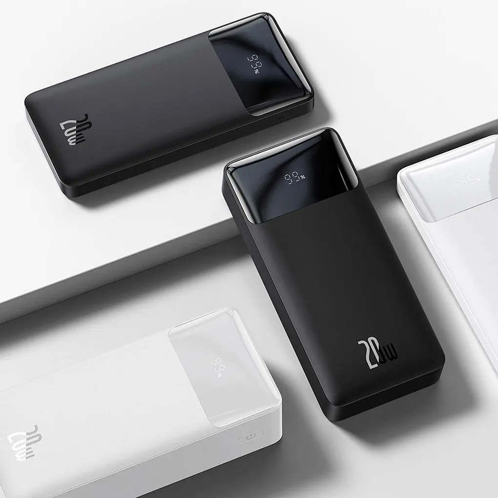 Зовнішній акумулятор Baseus Bipow Overseas 20W 10000mAh Black (PPBD050301/PPDML-L01) [79289] - фото 6