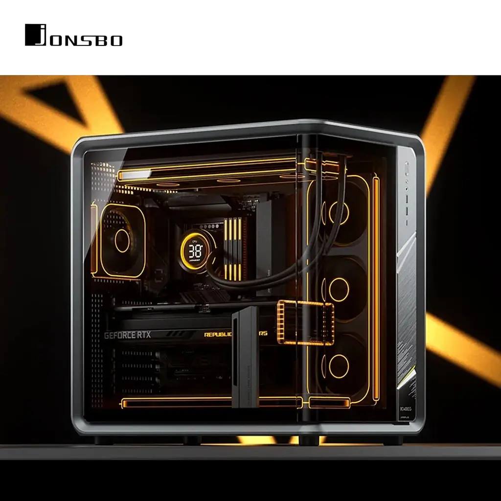 Корпус JONSBO BO400CG серый - фото 5