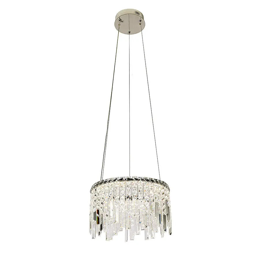 Люстра LED Levistella 802L39030 (400) CH, 40W, регулювання світла, хром, сучасний стиль для вітальні - фото 2