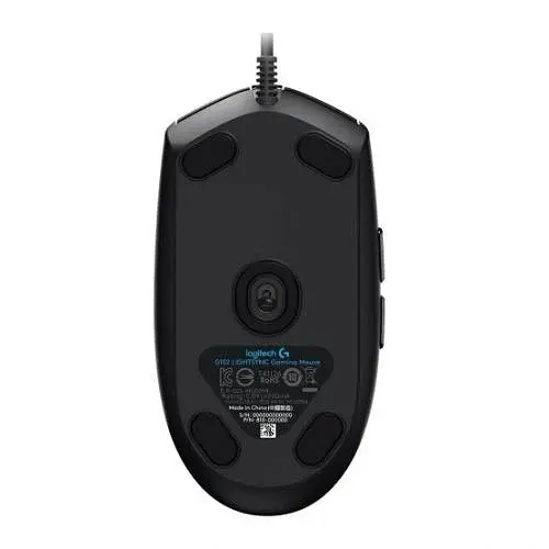 Миша Logitech G102 LIGHTSYNC, Black, USB, оптична, 200-8000 dpi, RGB-підсвічування LIGHTSYNC, 6 програмованих механічних кнопок із пружинним механізмом, 2.1 м (910-005823) - фото 5