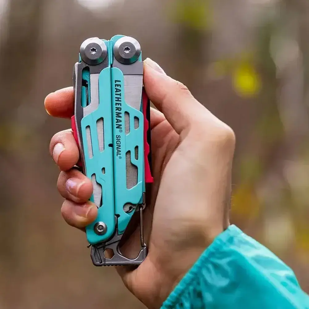 Мультитул Leatherman 833187 Signal Aqua Silve - фото 5