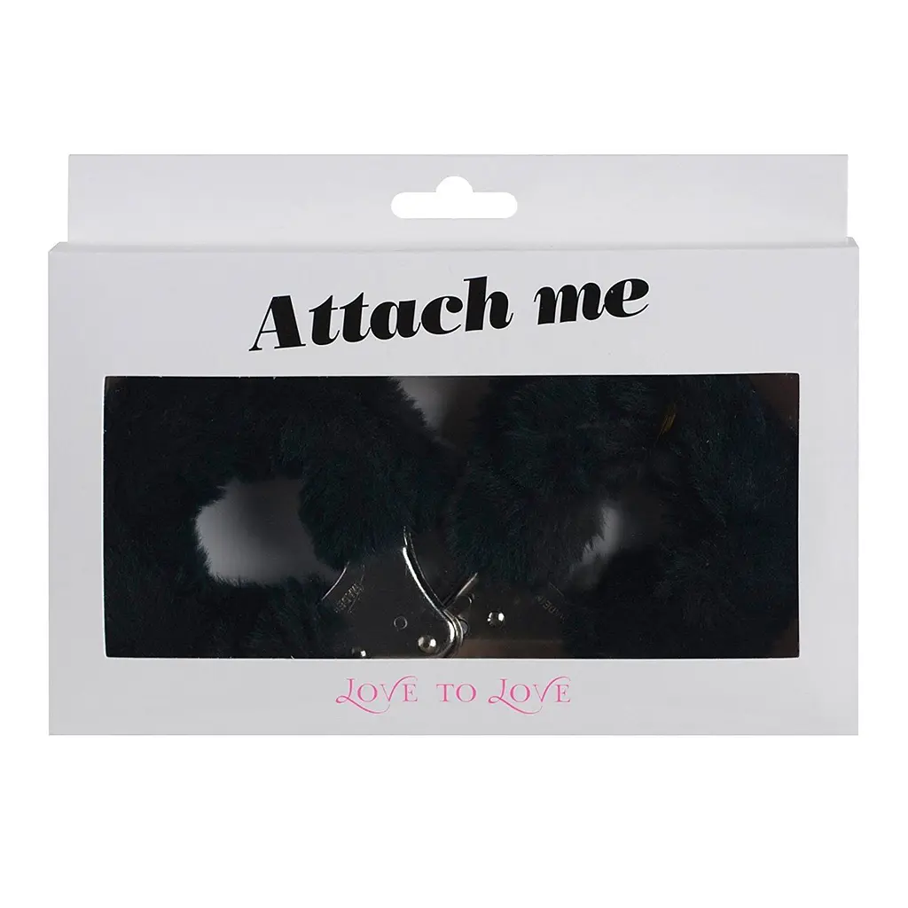 Наручники з плюшевою обробкою Love To Love ATTACH ME Black Love To Love SO1402 94914 - фото 2
