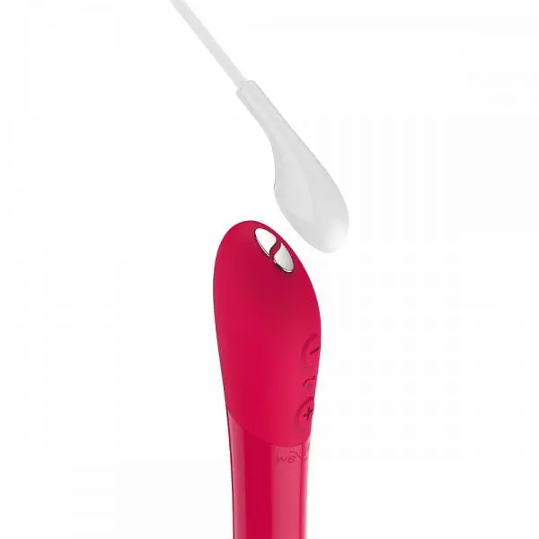 Лубрикант We-Vibe Tango X + 50 мл - потужний міні-вібратор, 10х2.3 см, рожевий - фото 3