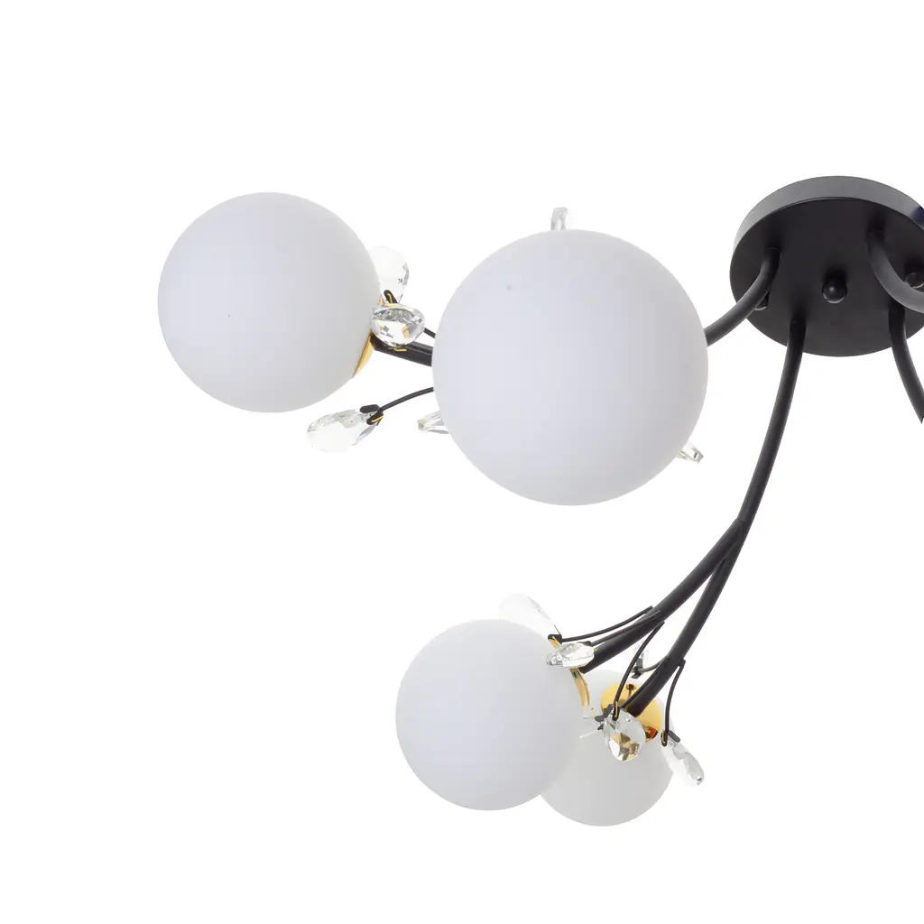 Люстра потолочная Brille G9 160W BK (BL-671C/8) - фото 2