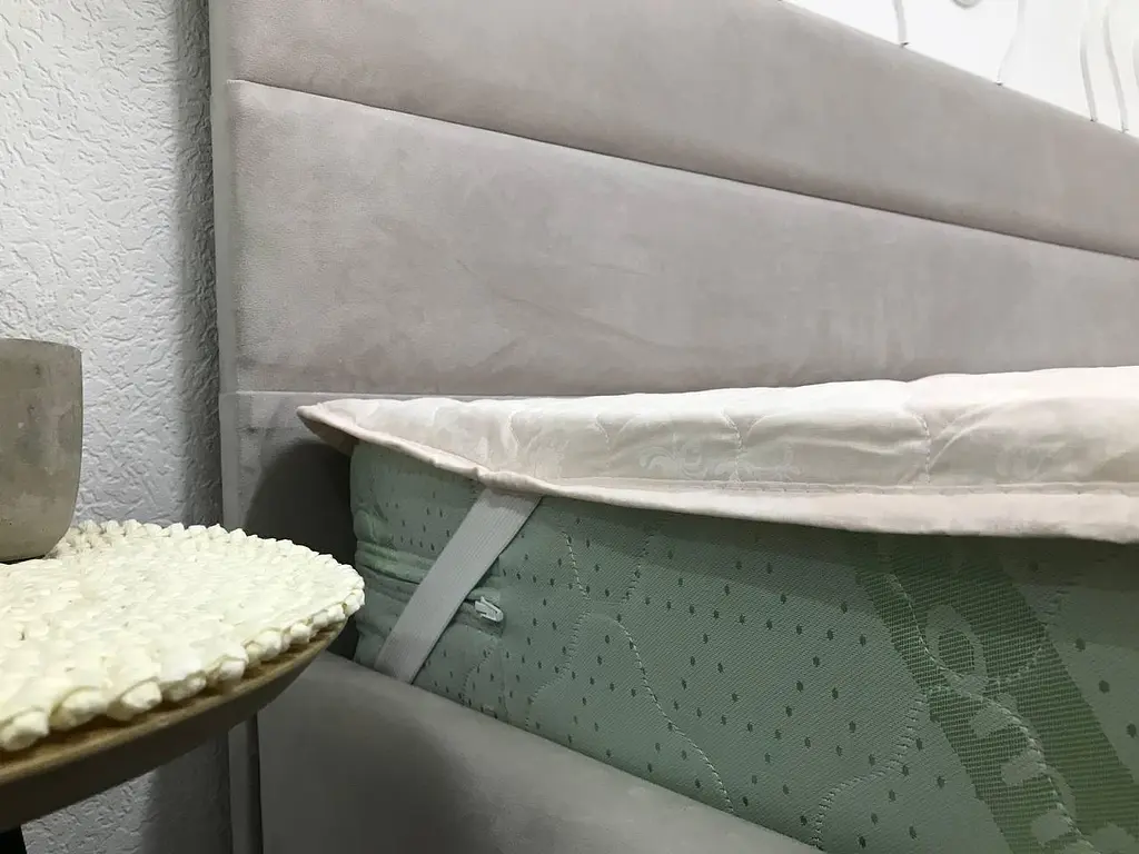 Наматрацник Ecotton 200х200 см захисний антиалергенний з резинкою по кутах бежевий (20-0256Ivory) (20535) - фото 2