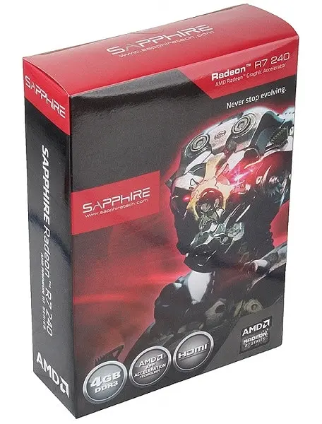 Видеокарта AMD Radeon R7 240 Sapphire 4GB DDR3 PCI Express 11216-35-20G - фото 4