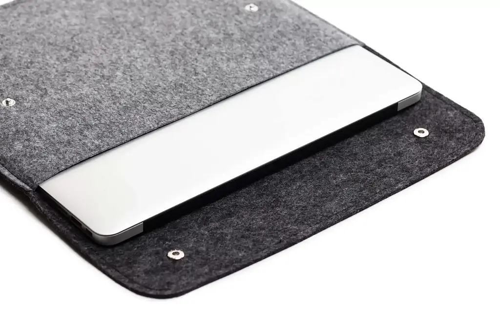 Чохол Gmakin Apple MacBook Pro 14` GM05-14 Felt Case (Black/Grey) [73580] - фото 5