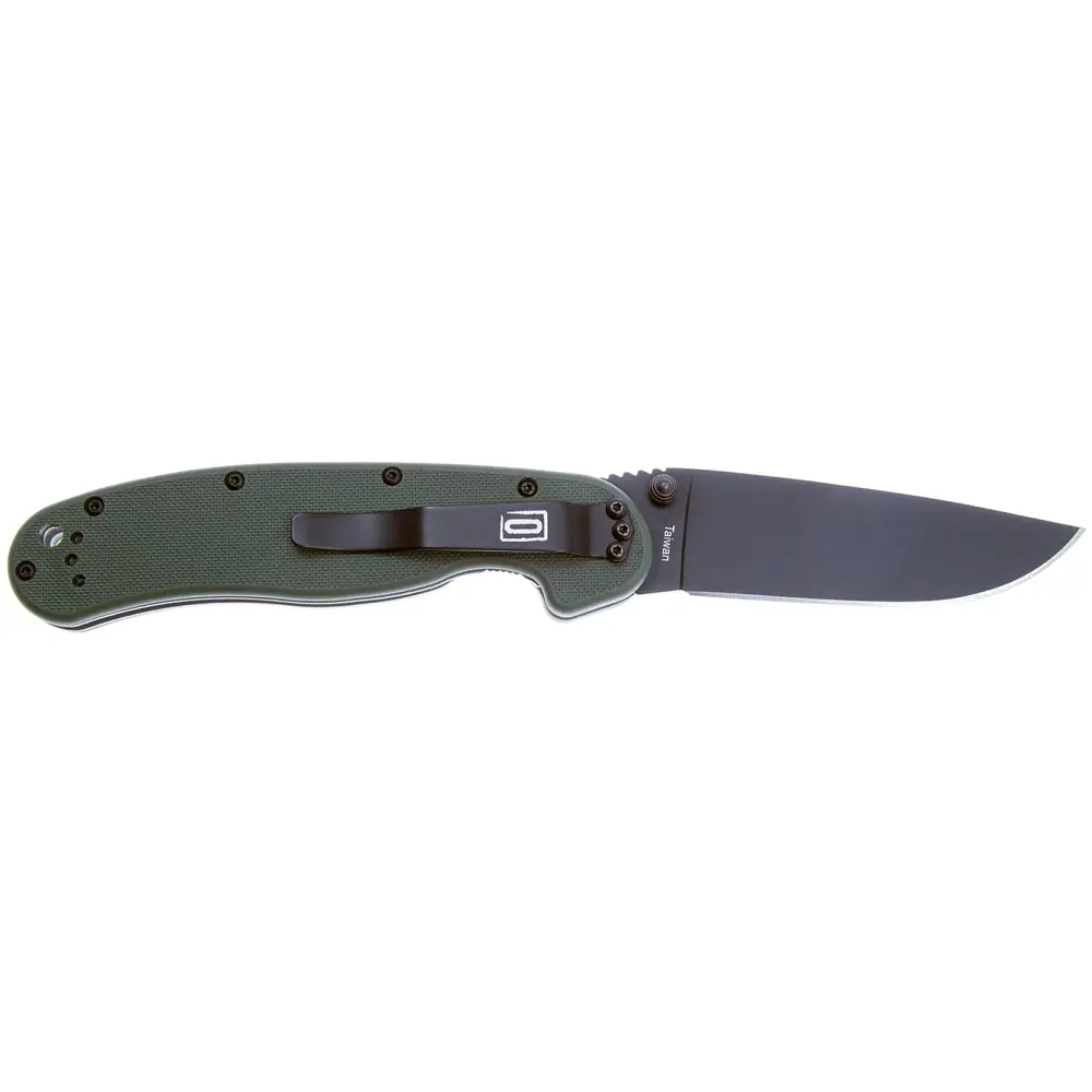 Нож Ontario Knife RAT I AUS-8 BB OD Green - фото 2
