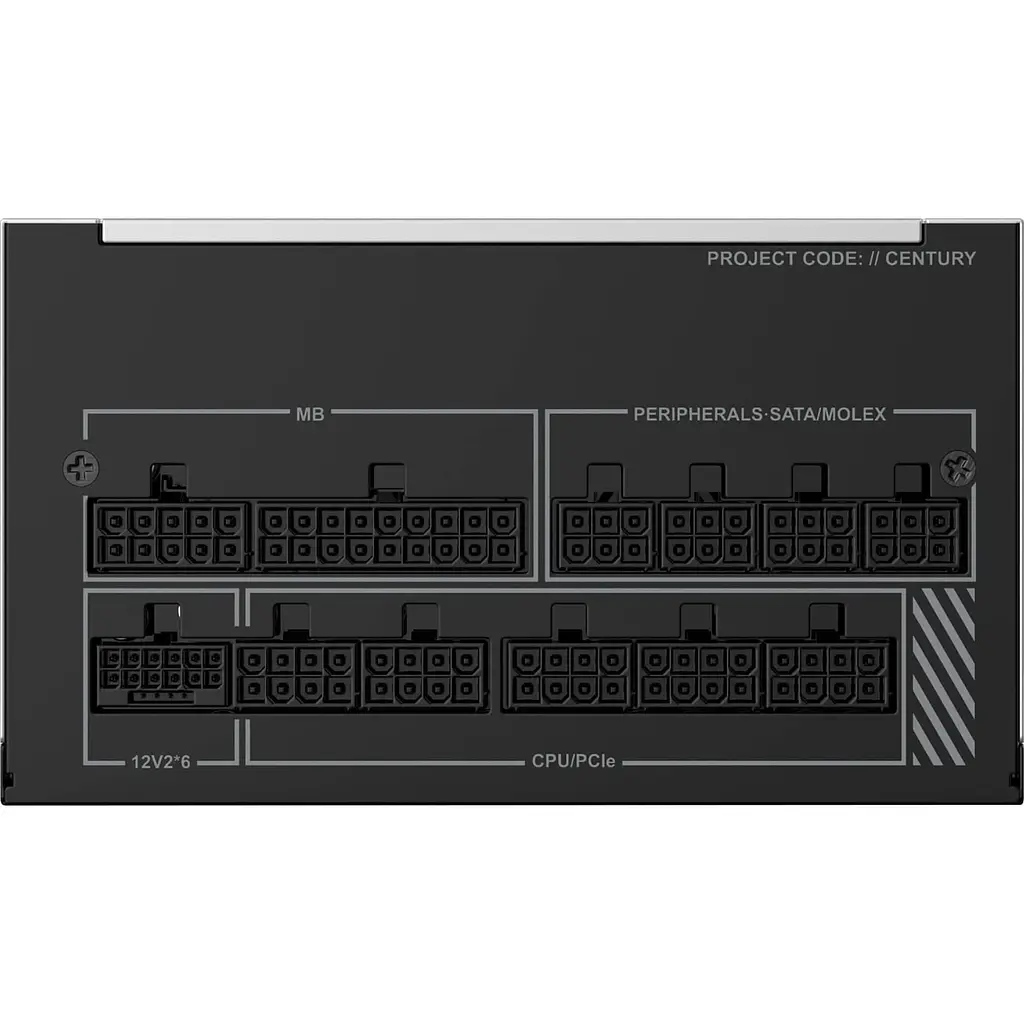 Блок живлення MONTECH CENTURY II 1050W ATX 3.1 80+ Gold (CENTURY II 1050) - фото 6