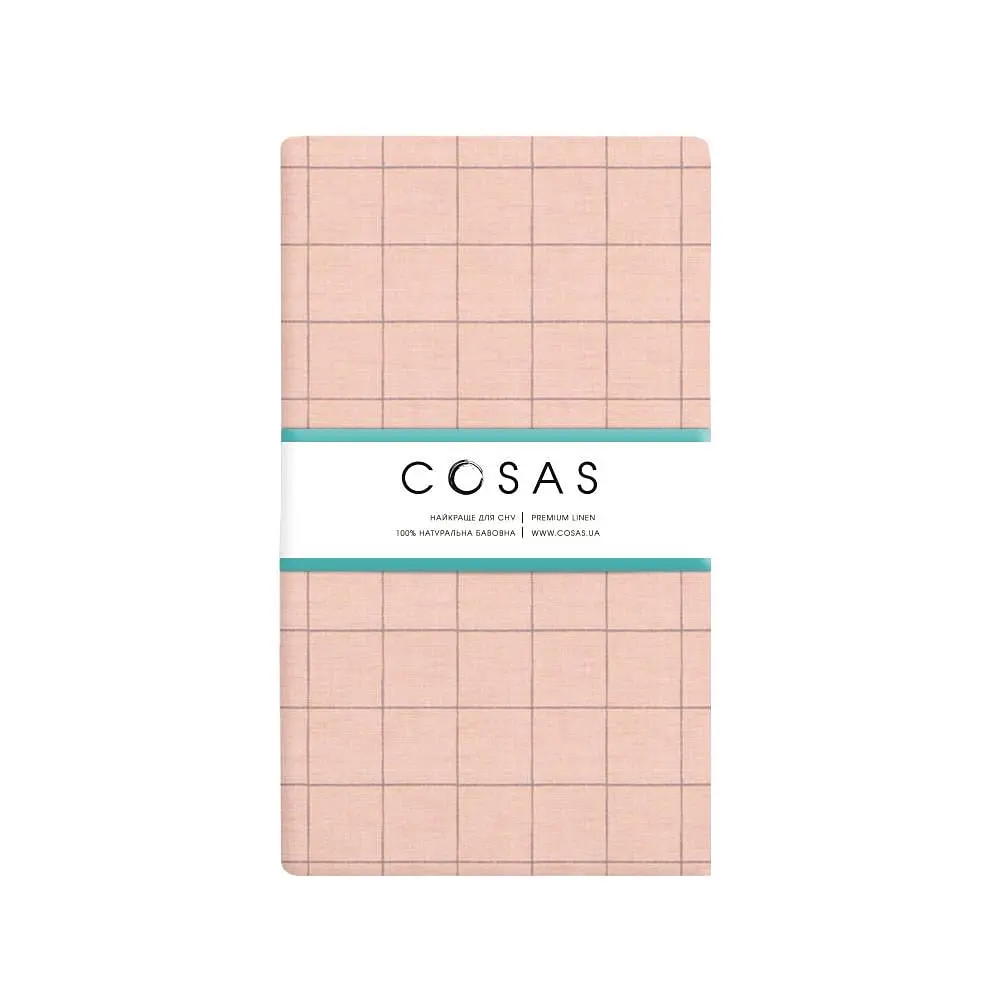 Простирадло на резинці 200х220х25 ROSE GEOMETRY COSAS (2200000036353) - фото 4