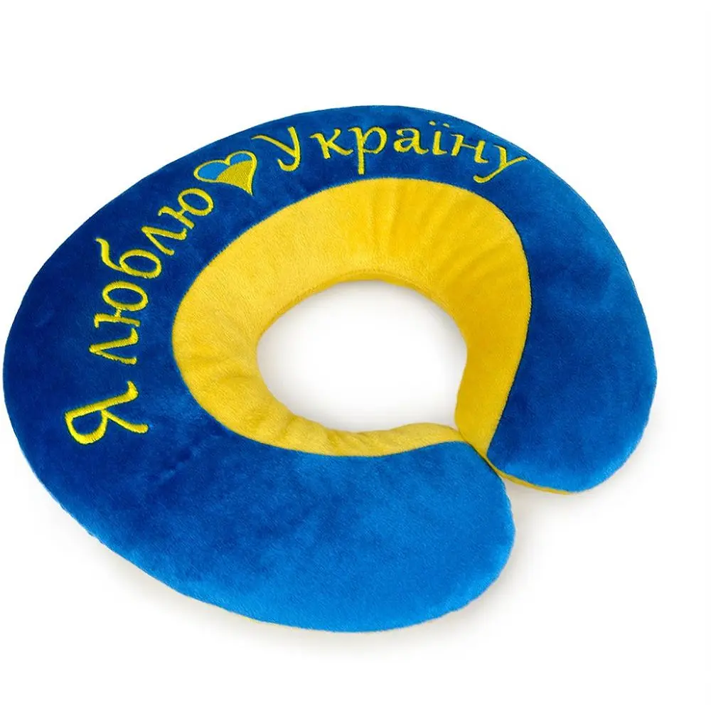 Подушка підголовник WP Merchandise Я люблю Україну 29x37x7см (FWPPILHDILUKR22BY) - фото 2
