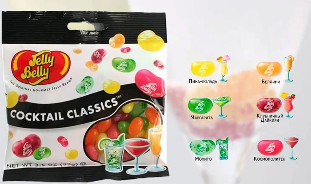 Драже Jelly Belly Cocktail Classics 70г - фото 2
