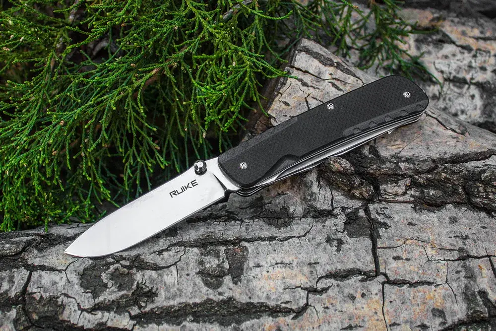 Багатофункціональний ніж Ruike Trekker LD32-B, (8.5 см) 12C27 / G10 чорний, 11 інстр. - фото 4
