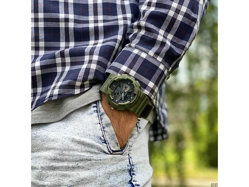 Чоловічий наручний годинник 1688AG Army Green. Skmei acs0030626 - фото 5