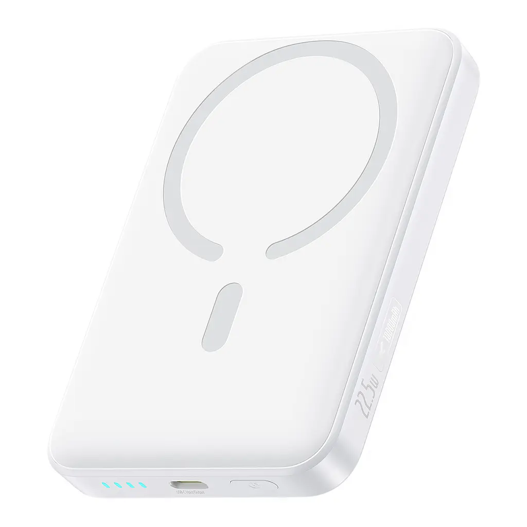 Зовнішній MagSafe акумулятор Baseus EnerFill FM11 Ultra-Mini Power Bank 10000mAh 22.5W White - фото 2