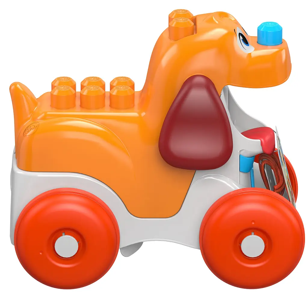 Щенок-каталка Mega Bloks Веселый конструктор (GNW63) - фото 4