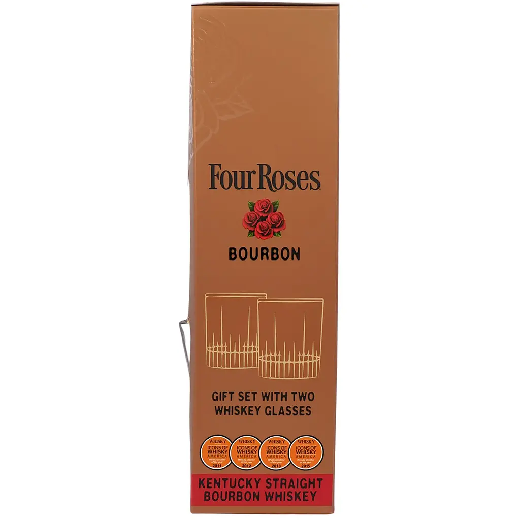 Уцінка. Віскі Four Roses Kentucky Straight Bourbon Whiskey, 40%, 0,7 л + 2 склянки (29907) - фото 10