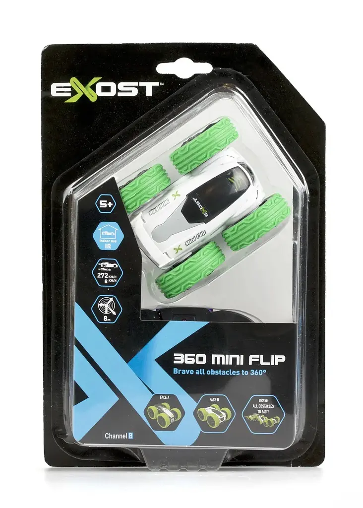 Машинка на радіокеруванні Silverlit 360 mini flip 1:34 зелена (20143-1) - фото 3