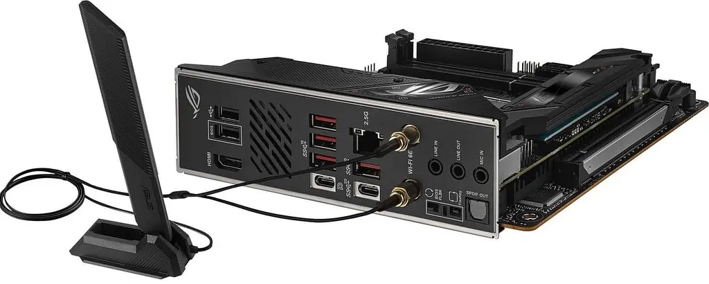 Материнська плата ASUS ROG STRIX B650E-I Gaming WIFI (ROG STRIX B650E-I GAMING WIFI) (Socket AM5, AMD B650, Mini-ITX) - фото 4