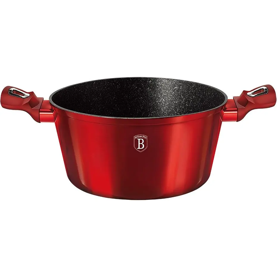 Каструля з кришкою Berlinger Haus Metallic Line Burgundy Edition 2.5 л червона (BH 1256N) - фото 2
