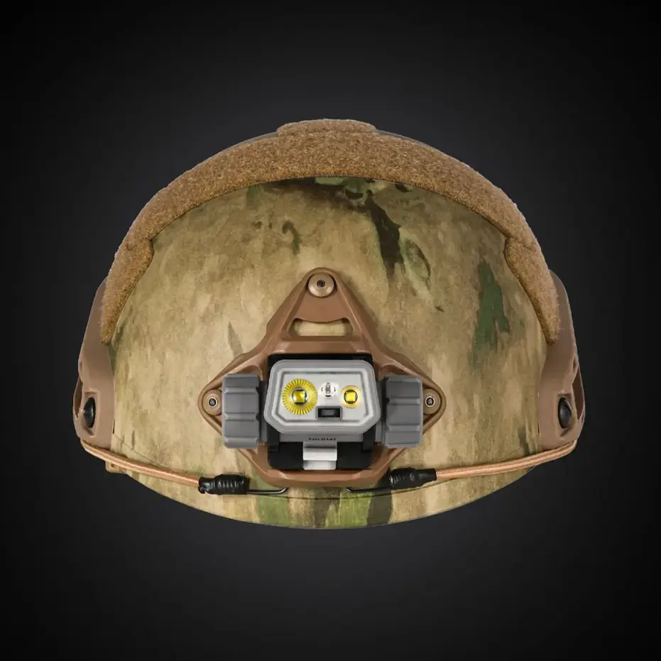 Ліхтар налобний Mactronic Prism (650 Lm) Cool White/RGB LED Recharg Type-C Helmet Kit (THL0141) (DAS303696) - фото 7