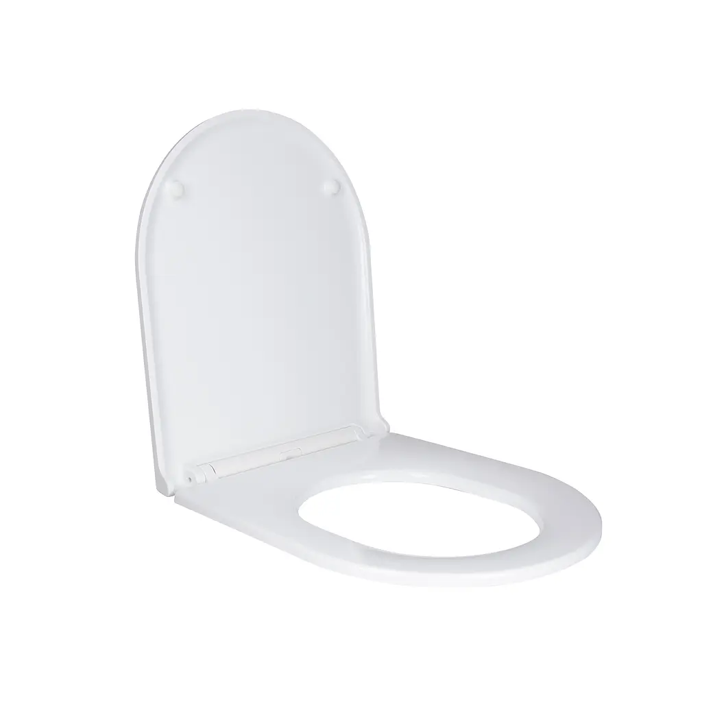 Сиденье для унитаза Qtap (Robin, Aries) с микролифтом Slim QT99HY2411W, Белый - фото 3