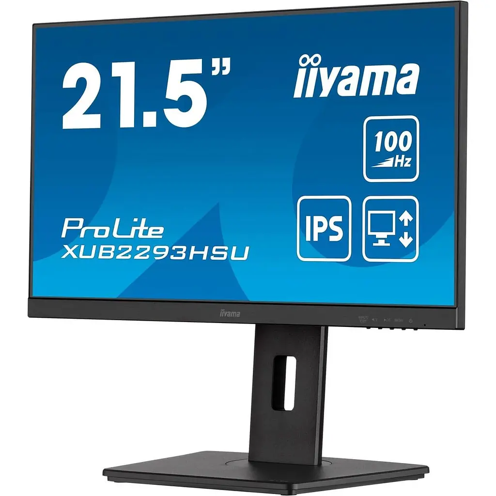 Монітор 21.5" Iiyama XUB2293HSU-B7 FHD IPS 100Hz (XUB2293HSU-B7) - фото 3