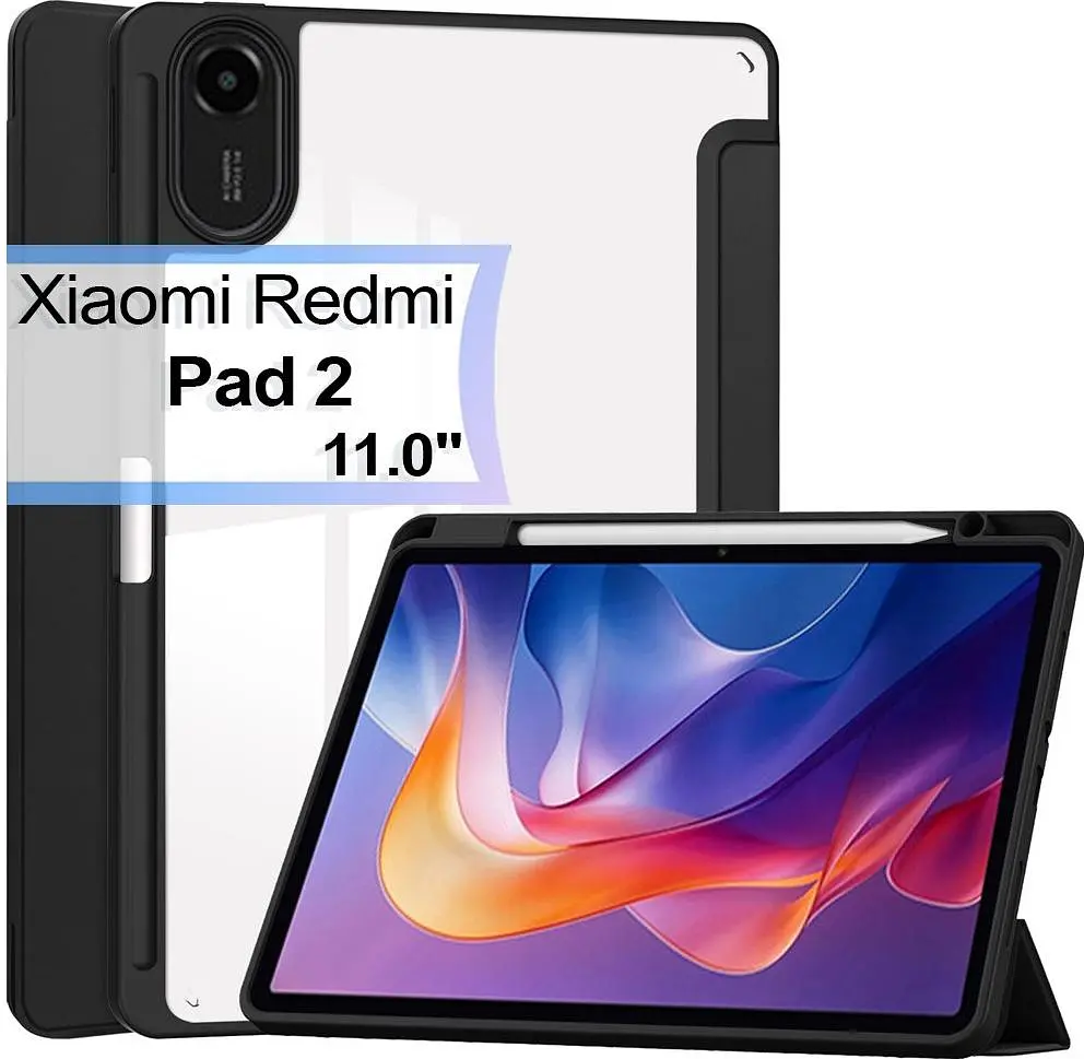 Чохол до планшета BeCover Soft Edge TPU Xiaomi Redmi Pad 2 11.0" Black (713656)