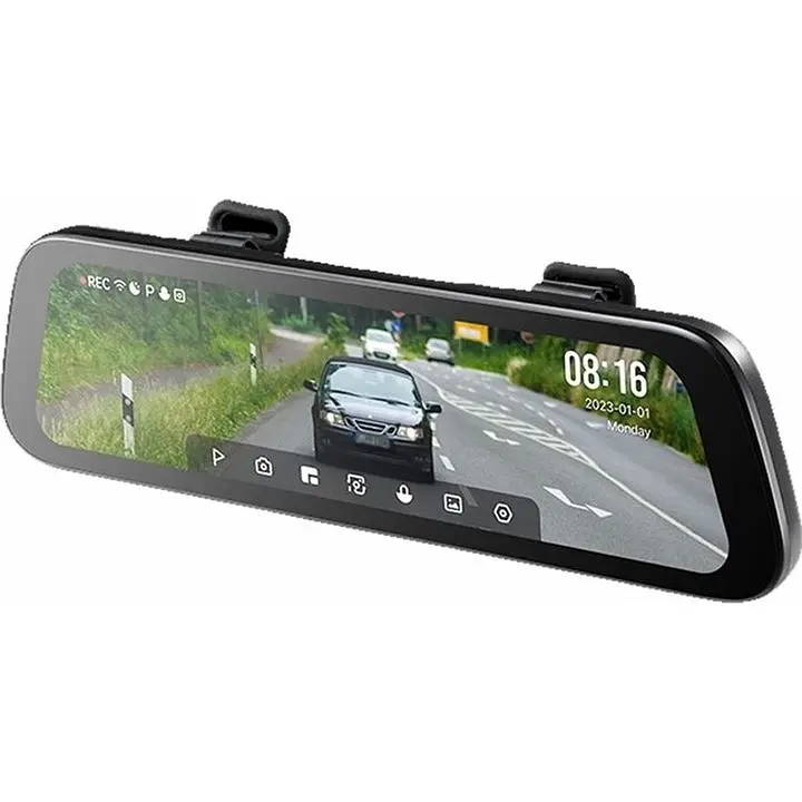 Відеореєстратор Xiaomi 70mai Rearview Dash Cam S500, 9.35" сенсорний задня камера чорний - фото 2