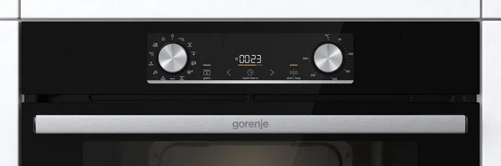 Духова шафа електрична Gorenje 77 л A дисплей ф-я без додавання жиру чорний - фото 6