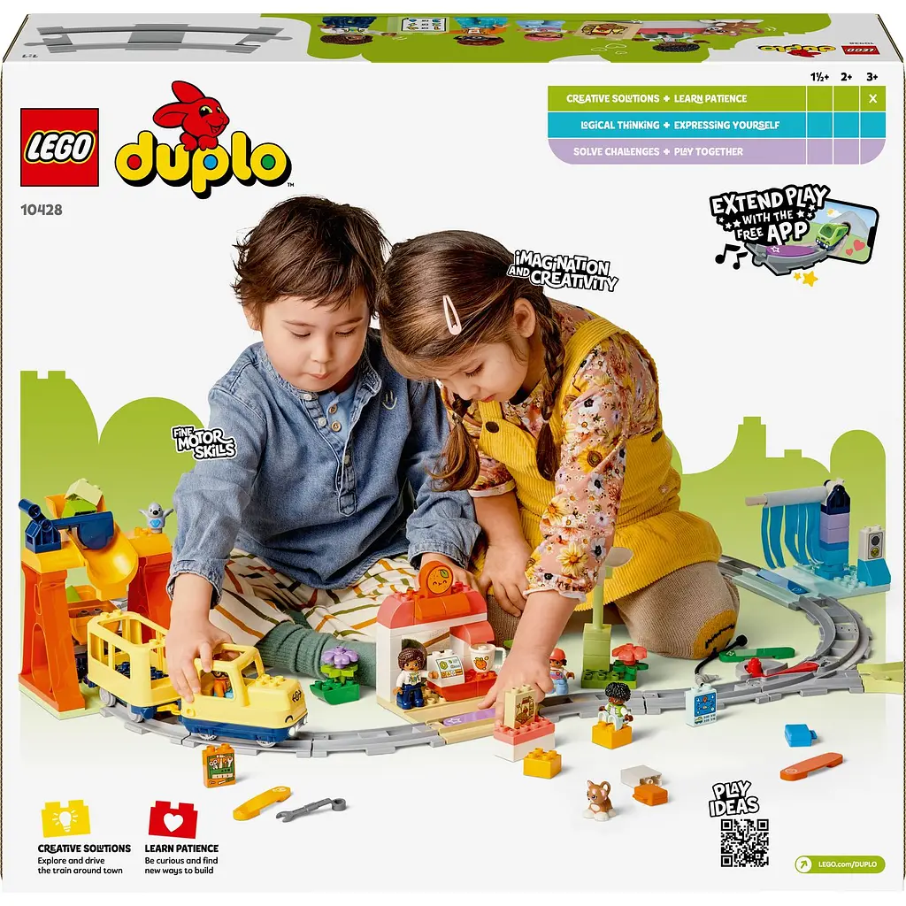 Конструктор LEGO DUPLO Town Большой интерактивный общественный поезд 103 детали (10428) - фото 15