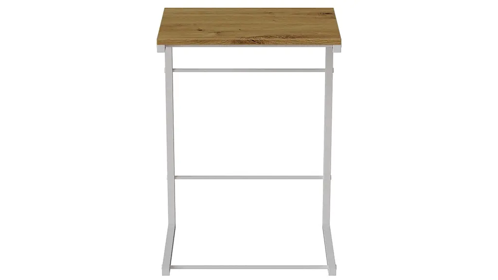 Столик Террі Ferrum-decor 650x440x330 Білий метал ДСП Дуб Артізан 16 мм (FRD-104660) - фото 6