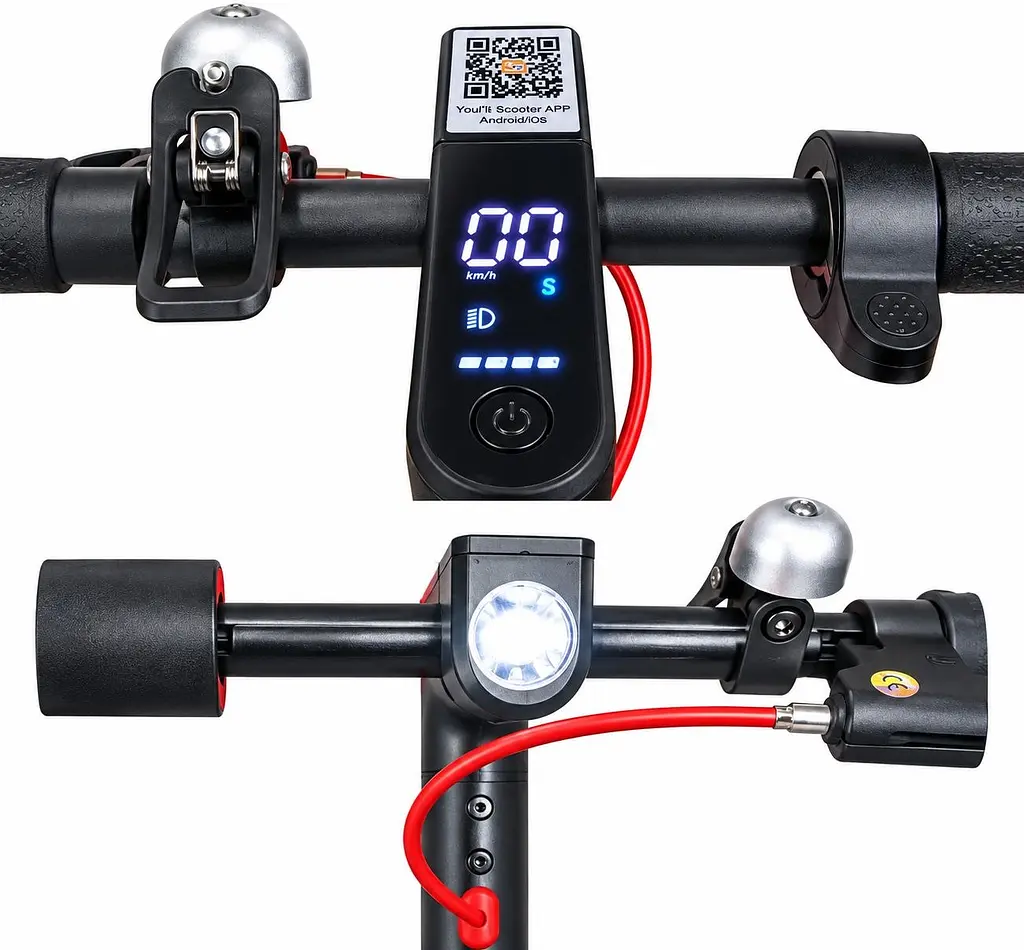 Електросамокат Best Scooter M365 Pro (600W, 15Ah) з Перфорованими Колесами - фото 5