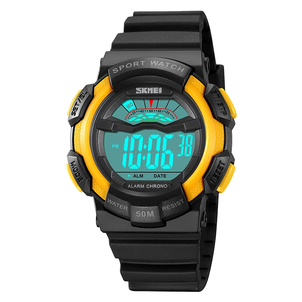 Чоловічий наручний годинник 2153BKYL Black-Yellow Skmei acs0030230 - фото 2