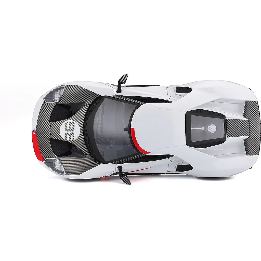 Ігрова автомодель Maisto 2021 Ford GT Heritage 1:18 (31390 white) - фото 9