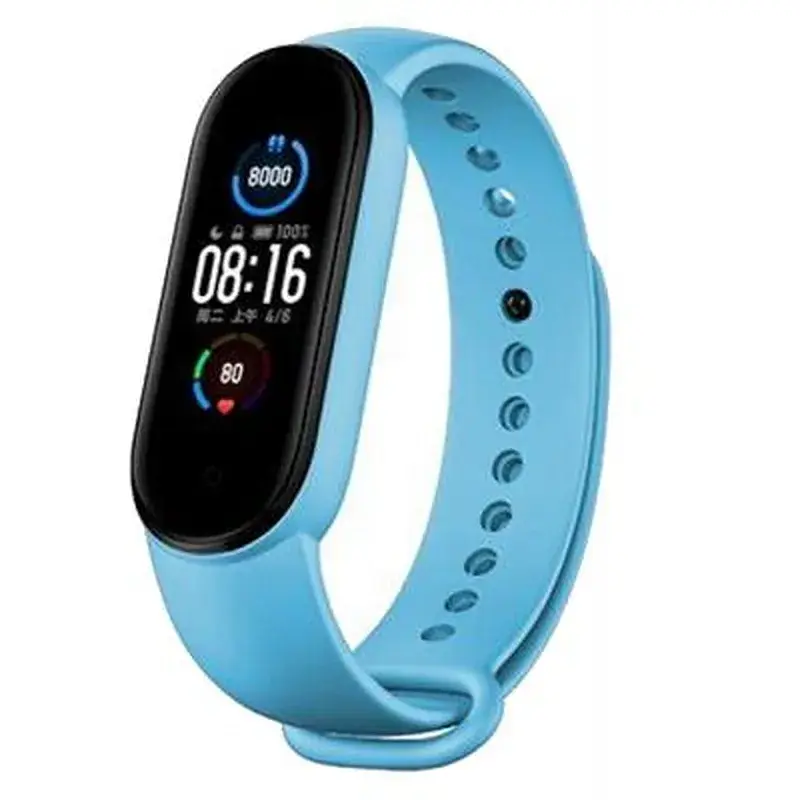 Ремінець до фітнес браслета Armorstandart Superhero Edition для Xiaomi Mi Band 5 Captain Marvel Blue (ARM57075) - фото 2